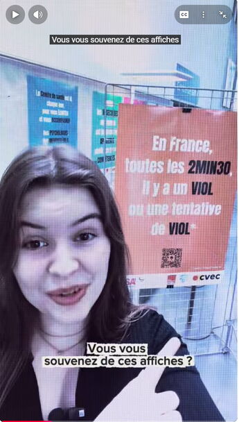 le message des étudiant.e.s à l’origine du projet