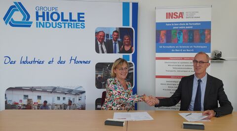 Hiolles Industries partenaire de l'INSA HDF Hiolles Industries partenaire de l'INSA HDF