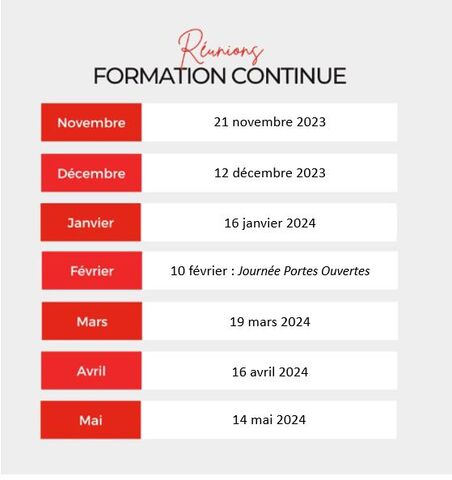 Calendrier 2024 Hauts-de-France