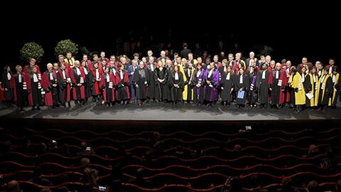 Cérémonie Docteur Honoris Causa _ annonce Assemblée Docteurs