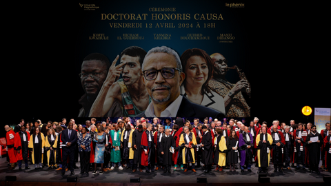 Cérémonie de remise des titres de Docteurs Honoris Causa