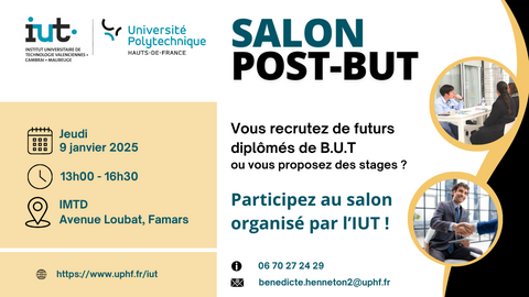 Salon post-BUT Janvier 2025 Salon post-BUT Janvier 2025