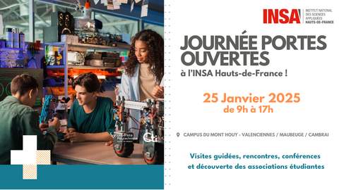Journée Portes Ouvertes INSA Hauts-de-France Journée Portes Ouvertes INSA Hauts-de-France 2025