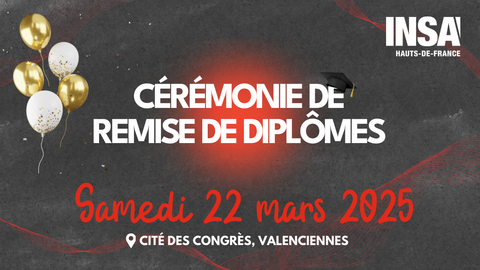 Remise Des Diplômes INSA Hauts-de-France